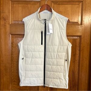 SOLD-Ashworth Men’s Golf Tech Stretch Bone color Best Sz L-NWT